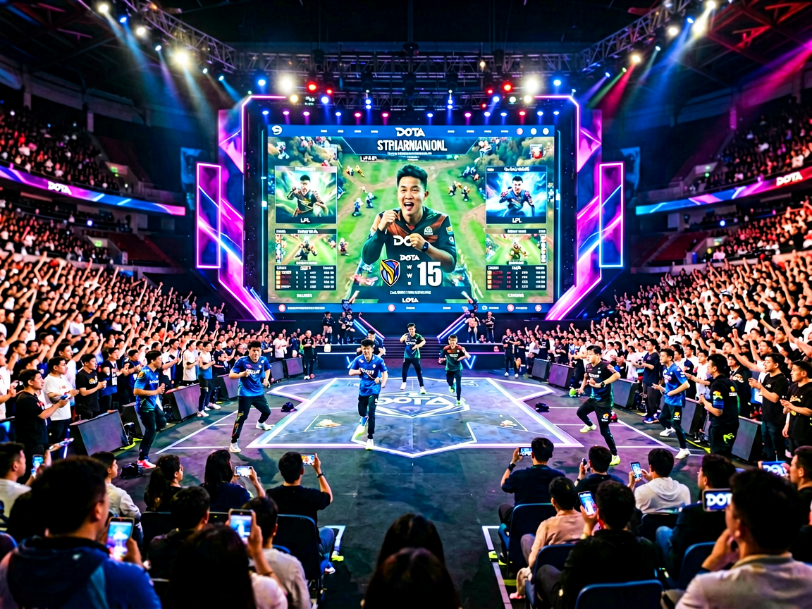 Dota2国际邀请赛现场